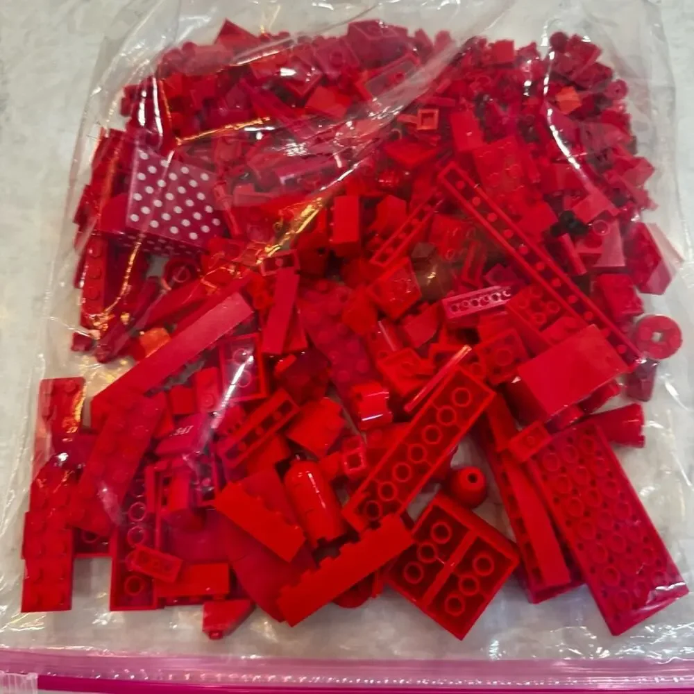 Legos Red Assorted Building Blocks Set, 11oz - Picture 3 of 4